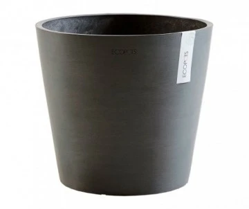 Ecopots POT AMSTER NOIR D26.3CM R EAU 1 Ecopots POT AMSTER NOIR D26.3CM R EAU