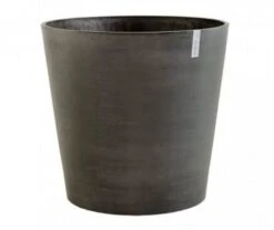 Ecopots POT AMSTER NOIR D80CM ROUE