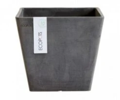 Ecopots POT ROTTER CARRE NOIR 20CM