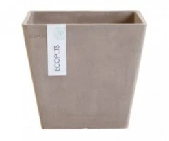Ecopots POT ROTTER CARRE TAUPE 30CM