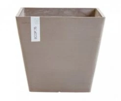 Ecopots POT ROTTER CARRE TAUPE 40CM