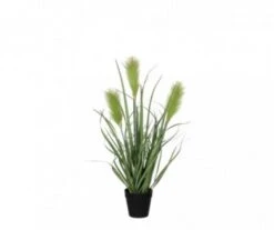 ROSEAU VERT ARTIFICIEL /POT H53CM