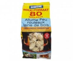 ROULEAUX ALLUME FEU LAINE BOIS - ECOGENE