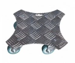 SUPPORT ALU 4 ROULETTES 23x23